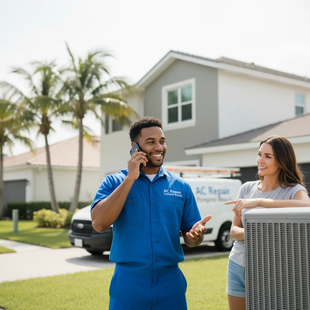 AC Repair Pompano Beach customer support in New Hyde Park
